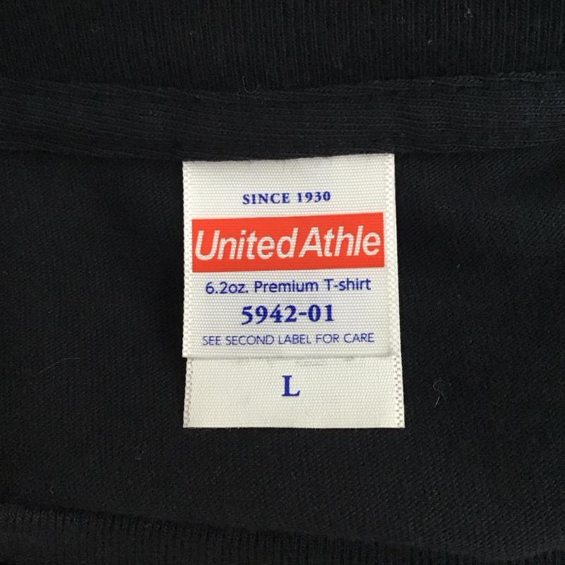 イグザンプル EXAMPLE Tシャツ 半袖 半袖カットソー プリントTシャツ クルーネックカットソー L ロゴ、文字 黒 / ブラック /  メンズ USED 古着 中古 10119518