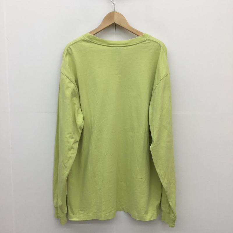 ハフ HUF Tシャツ 長袖 HUF 長袖Tシャツ L ワンポイント X 刺繍 黄 / イエロー /  メンズ USED 古着 中古 10129894