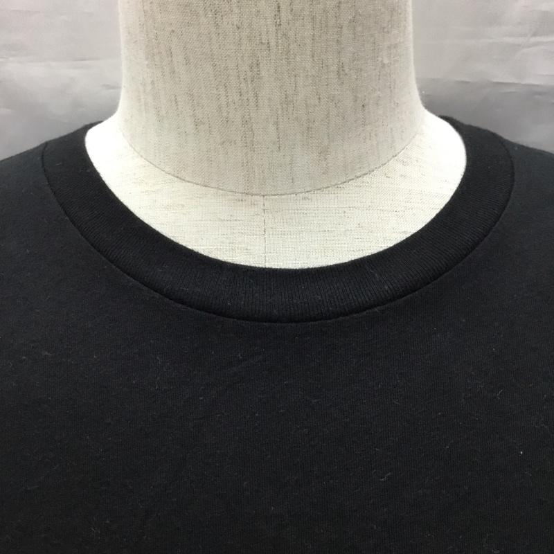 ポーラー POLeR Tシャツ 半袖 クルーネック 胸ポケット S プリント 黒 / ブラック /  メンズ USED 古着 中古 10119804