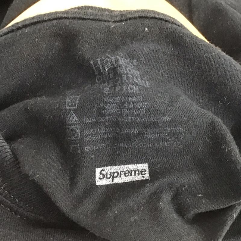 シュプリーム Supreme Tシャツ 半袖 S 無地 黒 / ブラック /  メンズ USED 古着 中古 10148255