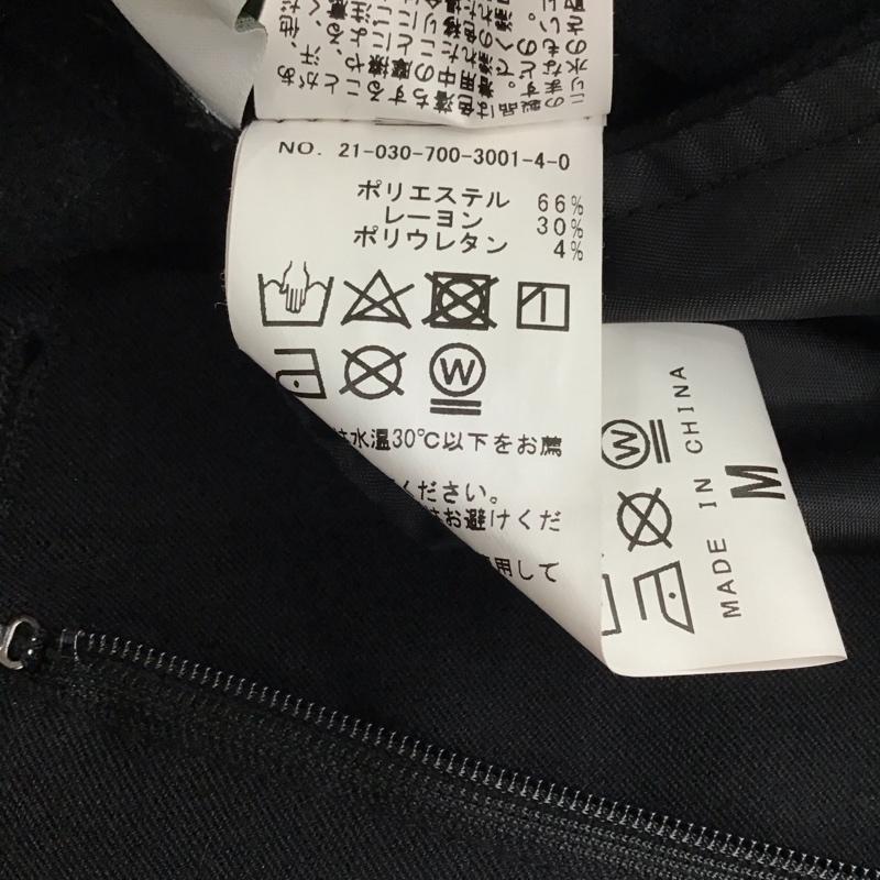 シンプリシテェ Simplicite パンツ スラックス スラックスパンツ ワイドパンツ カジュアルパンツ センタータックパンツ M 無地 黒 / ブラック /  レディース USED 古着 中古 10119445