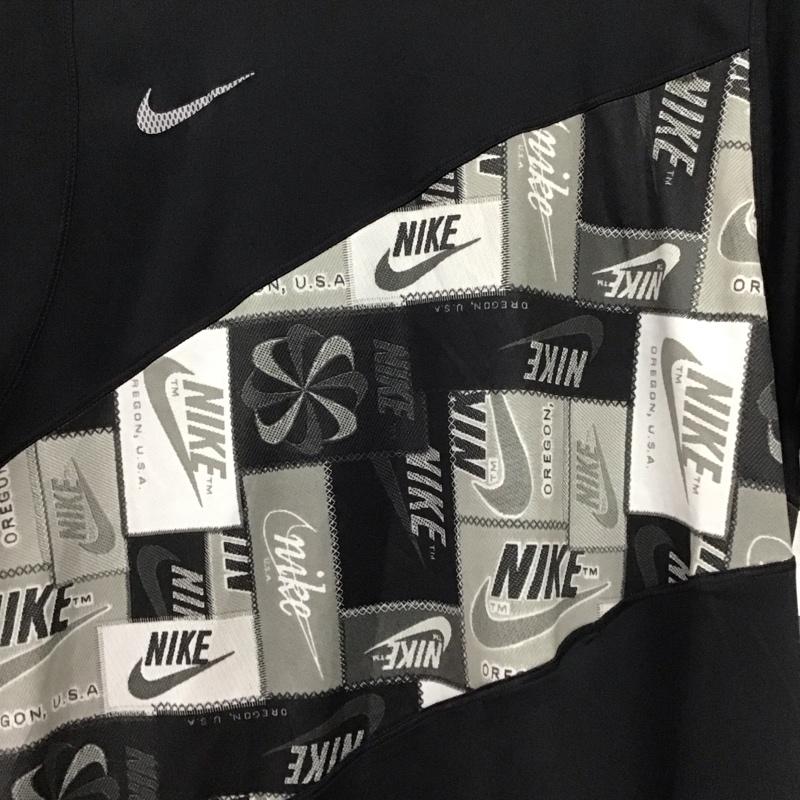 ナイキ NIKE カットソー 半袖 cj1938-010 WS ICNCLSH P S/S L ロゴ、文字 X プリント 黒 / ブラック /  レディース USED 古着 中古 10150809