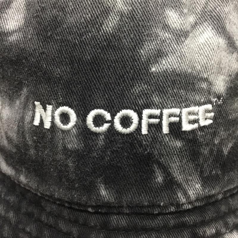 ノーコーヒー NO COFFEE 帽子 ハット バケットハット バケハ タイダイ ロゴ、文字 黒 / ブラック /  メンズ USED 古着 中古 10113982