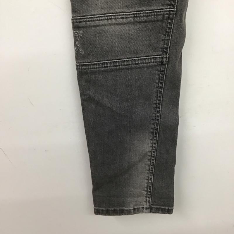 ザラメン ZARA MAN パンツ デニム、ジーンズ デニムパンツ スリムパンツ カジュアルパンツ ストレッチパンツ 36 ダメージ加工 ダークグレー / ダークグレー /  メンズ USED 古着 中古 10149738