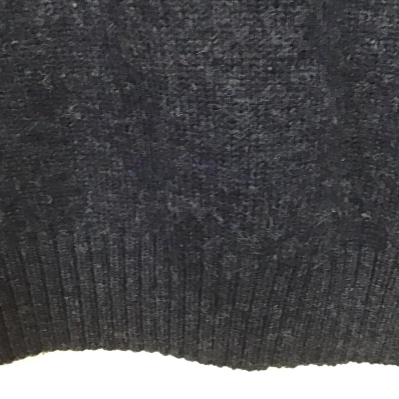 ポロラルフローレン POLO RALPH LAUREN ニット、セーター 長袖 クルーネック ウール M ワンポイント 紺 / ネイビー /  メンズ USED 古着 中古 10144704