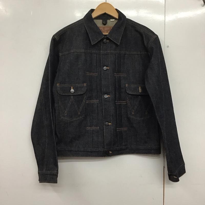 ラングラー Wrangler ジャケット、上着 ジャケット、ブレザー 11mj 復刻 日本製 デニムジャケット Gジャン 40 ロゴ、文字 インディゴ / インディゴ /  メンズ USED 古着 中古 10143227
