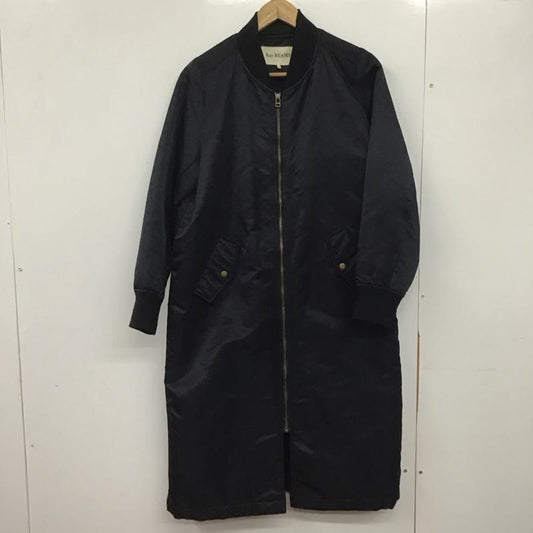 レイビームス Ray BEAMS コート コート一般 63-19-0132-895 ロングMA-1コート 1 無地 黒 / ブラック /  レディース USED 古着 中古 10146602