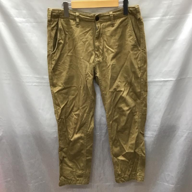 ビームス BEAMS ボトムス ボトムス 11-23-1417-803 八分丈パンツ クロップド丈 M 無地 ベージュ / ベージュ /  メンズ USED 古着 中古 10117060
