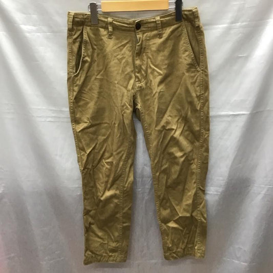 ビームス BEAMS ボトムス ボトムス 11-23-1417-803 八分丈パンツ クロップド丈 M 無地 ベージュ / ベージュ /  メンズ USED 古着 中古 10117060
