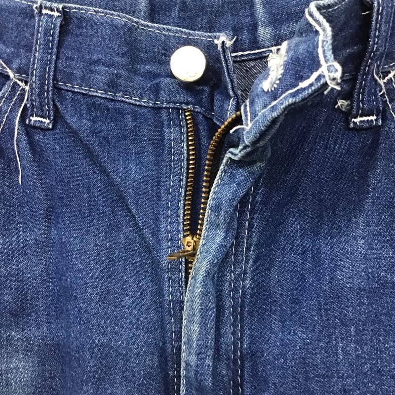 ポインター POINTER パンツ デニム、ジーンズ デニムパンツ ストレートパンツ ワイドパンツ カジュアルパンツ 34 無地 インディゴ / インディゴ /  メンズ USED 古着 中古 10116396
