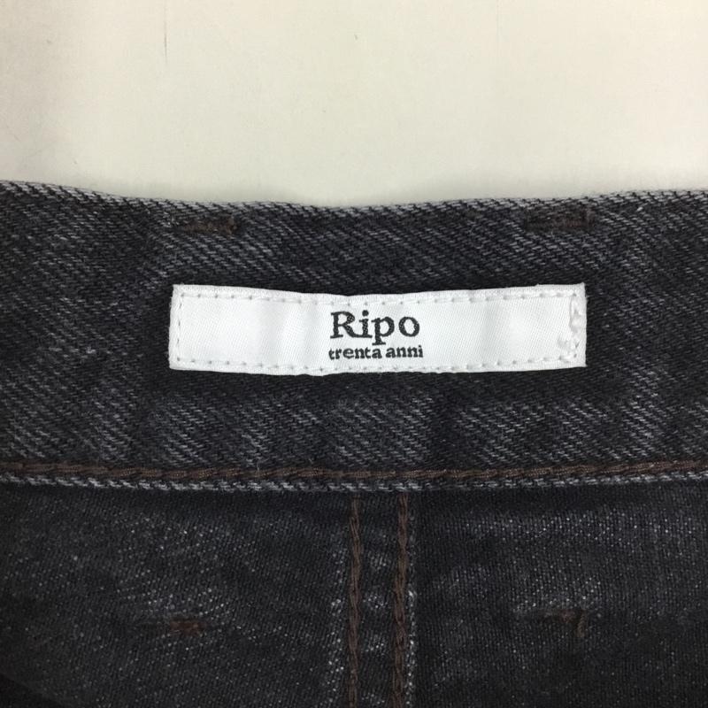 リポトレンタアンニ Ripo trenta anni パンツ デニム、ジーンズ rta210apt071a カラーINDBLK デニム サルエルパンツ デニムパンツ M 無地 黒 / ブラック /  メンズ USED 古着 中古 10119413