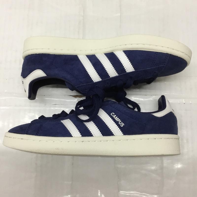 アディダス adidas スニーカー スニーカー BZ0086 Originals CAMPUS 23cm 23.0cm ロゴ、文字 紺 / ネイビー / X 白 / ホワイト /  レディース USED 古着 中古 10110609