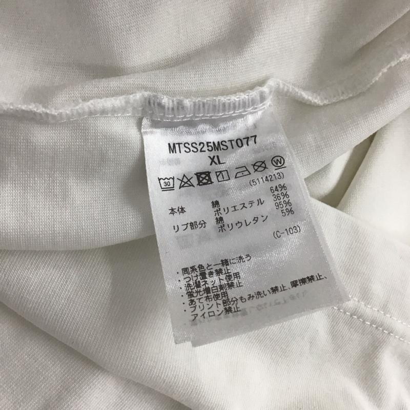 マーモット Marmot Tシャツ 半袖 半袖カットソー プリントTシャツ クルーネックカットソー XL ロゴ、文字 白 / ホワイト /  メンズ USED 古着 中古 10148119