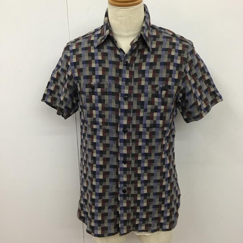 シュガーケーン SUGAR CANE シャツ、ブラウス 半袖 M チェック マルチカラー / マルチカラー /  メンズ USED 古着 中古 10113088