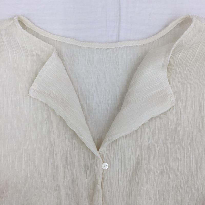 フリーズマート FREE S MART シャツ、ブラウス 長袖 FREE 無地 アイボリー / アイボリー /  レディース USED 古着 中古 10141330