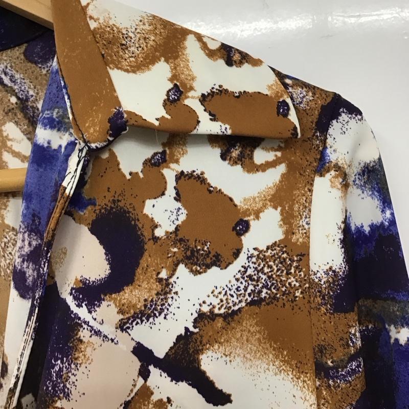 ザラ ZARA シャツ、ブラウス 長袖 XS 総柄 マルチカラー / マルチカラー /  レディース USED 古着 中古 10129305