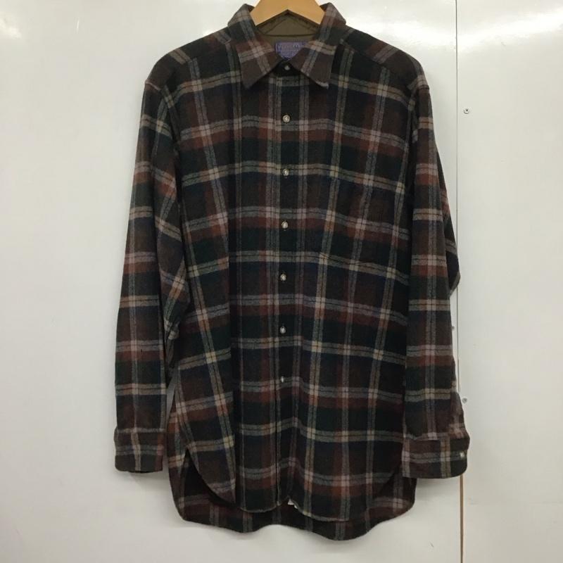 ペンドルトン PENDLETON シャツ、ブラウス 長袖 70s 70年代 ウール L チェック マルチカラー / マルチカラー /  メンズ USED 古着 中古 10144068