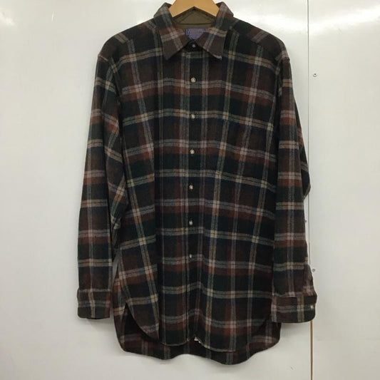 ペンドルトン PENDLETON シャツ、ブラウス 長袖 70s 70年代 ウール L チェック マルチカラー / マルチカラー /  メンズ USED 古着 中古 10144068
