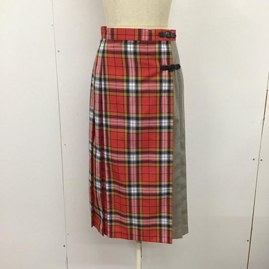 マッキントッシュフィロソフィー MACKINTOSH PHILOSOPH スカート ひざ丈スカート プリーツスカート チェックスカート 36 チェック マルチカラー / マルチカラー /  レディース USED 古着 中古 10121202