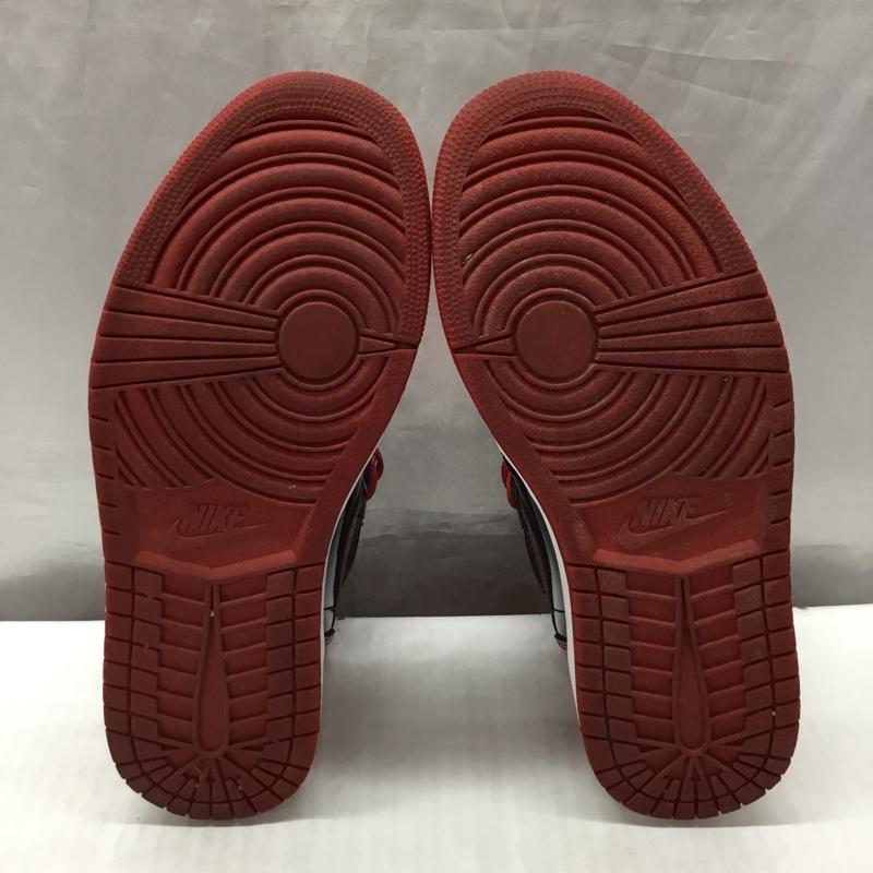 ナイキ NIKE スニーカー スニーカー 555088-063 AIR JORDAN 1 RETRO HIGH OG 27.5cm 27.5cm ロゴ、文字 黒 / ブラック / X 赤 / レッド /  メンズ USED 古着 中古 10121846