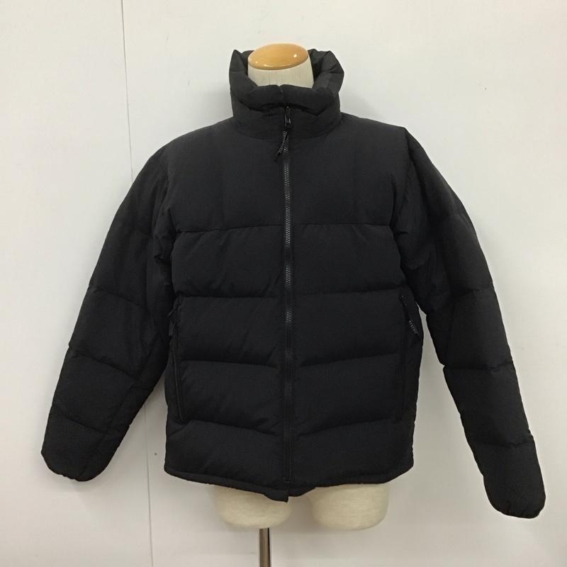 デサント DESCENTE ジャケット、上着 ジャンパー、ブルゾン DOR-G9704 ダウンジャケット ジップアップジャケット アウター カジュアルジャケット 44 無地 黒 / ブラック /  メンズ USED 古着 中古 10106772