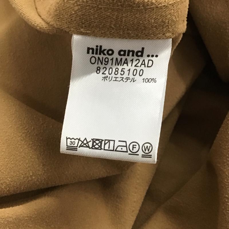ニコアンド niko and... シャツ、ブラウス 長袖 長袖シャツ 無地シャツ カラーシャツ 4 無地 茶 / ブラウン /  メンズ USED 古着 中古 10141689