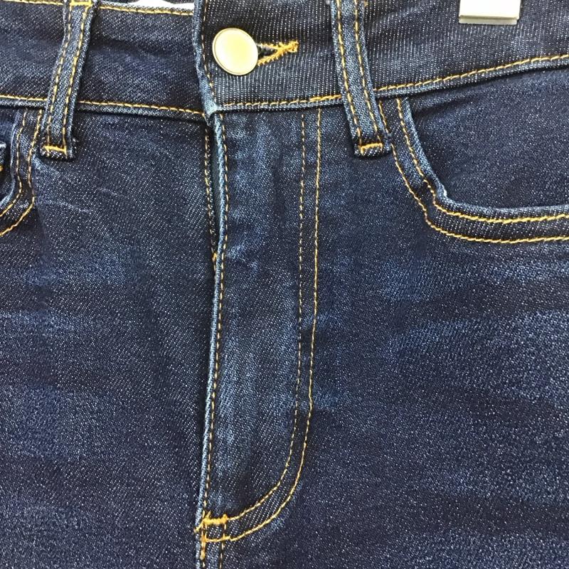 ザラ ZARA パンツ デニム、ジーンズ 7223 223 407 マムフィット ストレッチ 36 無地 青 / ブルー /  レディース USED 古着 中古 10112953