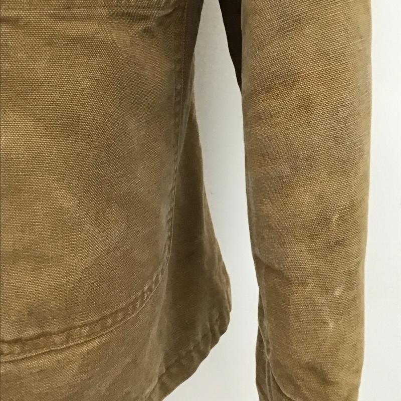 カーハート Carhartt ジャケット、上着 ジャケット、ブレザー 80s 100years 赤キルティング 古着 ヴィンテージ 前ボタンジャケット ロゴ、文字 ベージュ / ベージュ /  メンズ USED 古着 中古 10119232