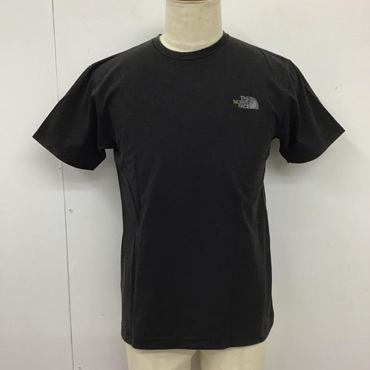 ザノースフェイス THE NORTH FACE Tシャツ 半袖 ON32001 クルーネック バックプリント S ロゴ、文字 黒 / ブラック /  メンズ USED 古着 中古 10114342
