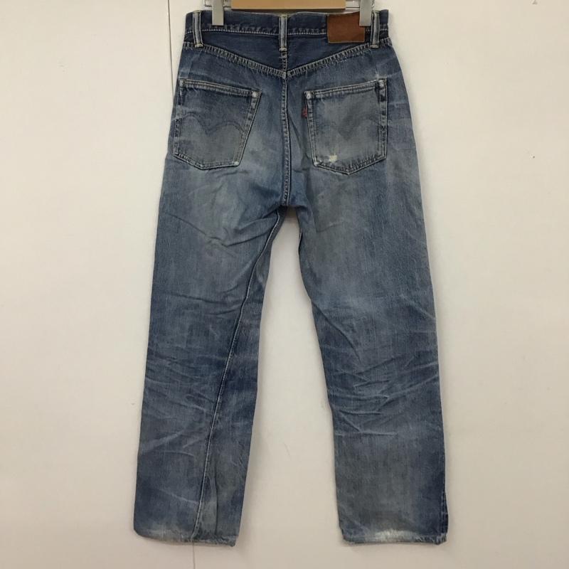 ウエアハウス WAREHOUSE パンツ デニム、ジーンズ デニムパンツ ストレートパンツ ワイドパンツ ダメージ加工 30インチ 無地 インディゴ / インディゴ /  メンズ USED 古着 中古 10109943