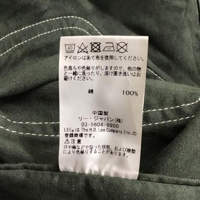 リー Lee ジャケット、上着 ジャケット、ブレザー lb9600 カバーオール ウエストベルト付 デニムジャケット S 無地 カーキ / カーキ /  メンズ USED 古着 中古 10118593