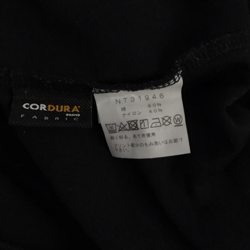 ザノースフェイス THE NORTH FACE Tシャツ 半袖 nt31946 ClimbingLiferTee 半袖カットソー プリントTシャツ クルーネックカットソー L ロゴ、文字 黒 / ブラック /  メンズ USED 古着 中古 10119520