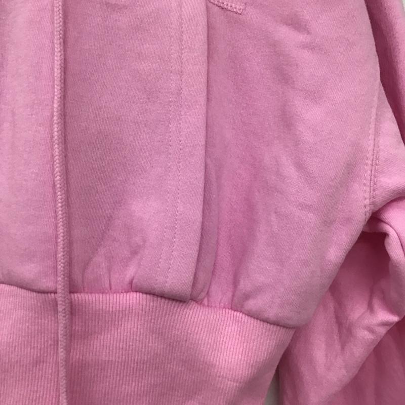 ザラ ZARA パーカー 長袖 ジップアップパーカー 長袖パーカー カジュアルジャケット M 無地 桃 / ピンク /  レディース USED 古着 中古 10145435