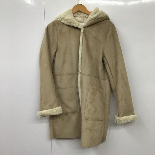 ニコアンド niko and... コート コート一般 ON35SK22NN ムートンコート M 無地 ベージュ / ベージュ /  レディース USED 古着 中古 10130300