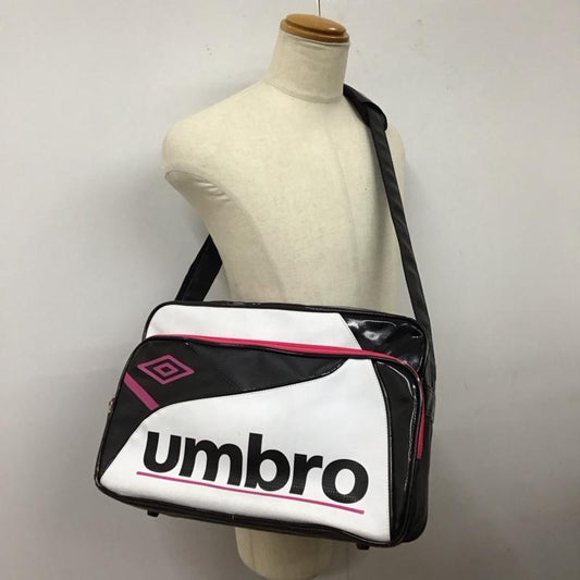 アンブロ UMBRO ショルダーバッグ ショルダーバッグ エナメルバッグ スポーツバッグ ロゴ、文字 白 / ホワイト / X 黒 / ブラック / X 桃 / ピンク /  レディース USED 古着 中古 10118150
