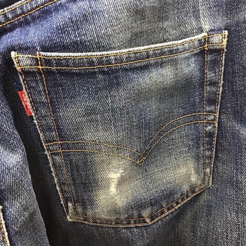 リーバイストラウスアンドコー Levi Strauss & co. パンツ デニム、ジーンズ デニムパンツ ストレートパンツ ワイドパンツ カジュアルパンツ 32インチ 無地 インディゴ / インディゴ /  メンズ USED 古着 中古 10113581