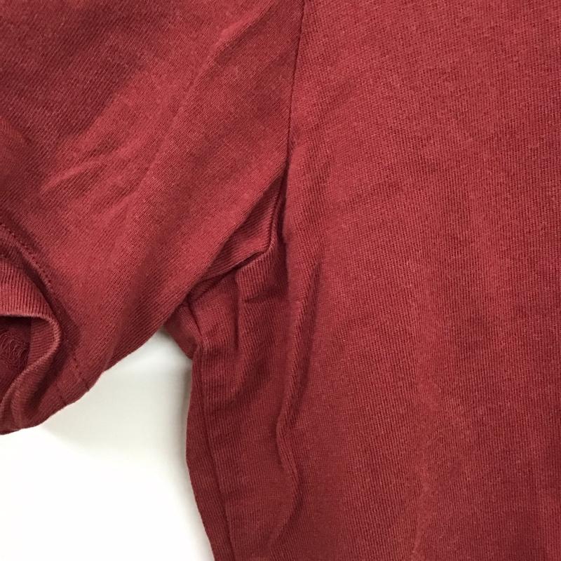 ディーゼル DIESEL Tシャツ 半袖 半袖カットソー プリントTシャツ クルーネックカットソー L プリント えんじ / ワインレッド /  メンズ USED 古着 中古 10134923