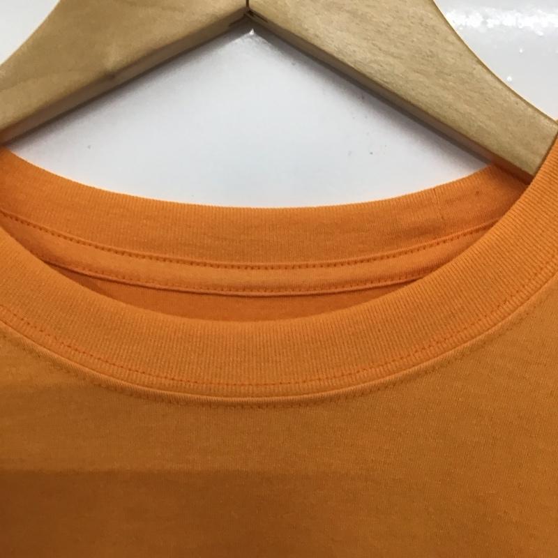 ザノースフェイス THE NORTH FACE Tシャツ 半袖 nt32146 ショートスリーブベースキャンプダッフルフォトティー プリントTシャツ S プリント 橙 / オレンジ /  メンズ USED 古着 中古 10132313