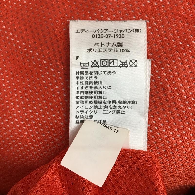 エディーバウアー Eddie Bauer ジャケット、上着 ジャケット、ブレザー 長袖ジップアップジャケット ジップアップパーカー ナイロンジャケット XL ロゴ、文字 えんじ / ワインレッド /  メンズ USED 古着 中古 10118536
