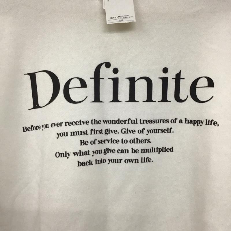 サマンサモスモス Samansa Mos2 トレーナー 長袖 長袖トレーナー スウェット クルーネック プルオーバー FREE ロゴ、文字 白 / ホワイト /  レディース USED 古着 中古 10142505