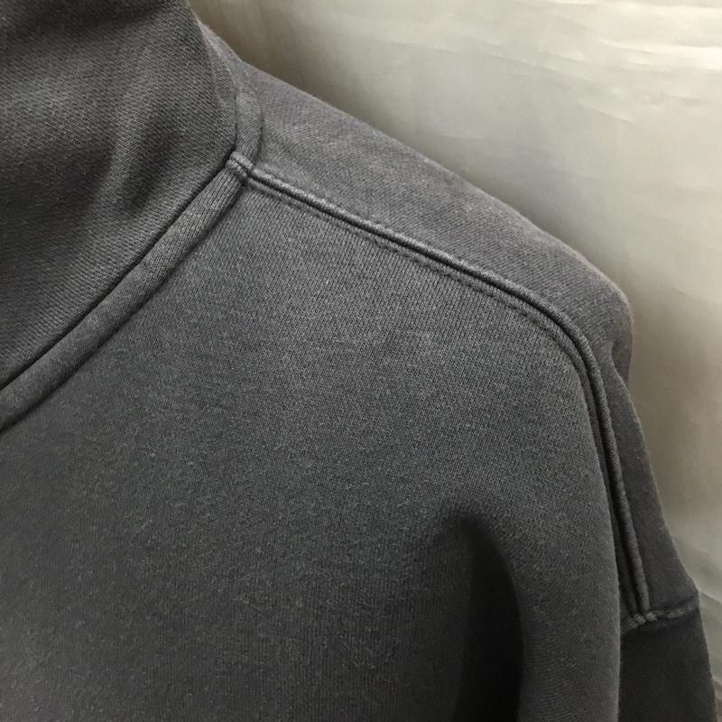 リーバイス Levi s トレーナー 長袖 A0751-0000 裏起毛 モックネック ハーフジップ スウェット M ロゴ、文字 黒 / ブラック /  メンズ USED 古着 中古 10121232