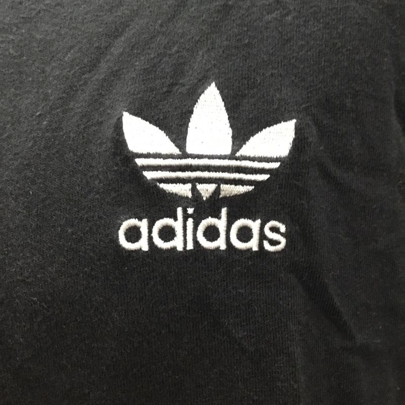 アディダス adidas Tシャツ 半袖 CW1202 3 STRIPES TEE 3本ライン L ロゴ、文字 黒 / ブラック / X 白 / ホワイト /  メンズ USED 古着 中古 10119811