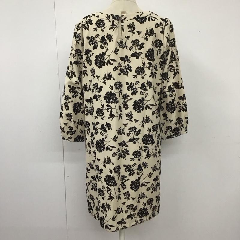 ナチュラルビューティーベーシック NATURAL BEAUTY BASIC ワンピース ひざ丈スカート M 総柄 マルチカラー / マルチカラー /  レディース USED 古着 中古 10110339