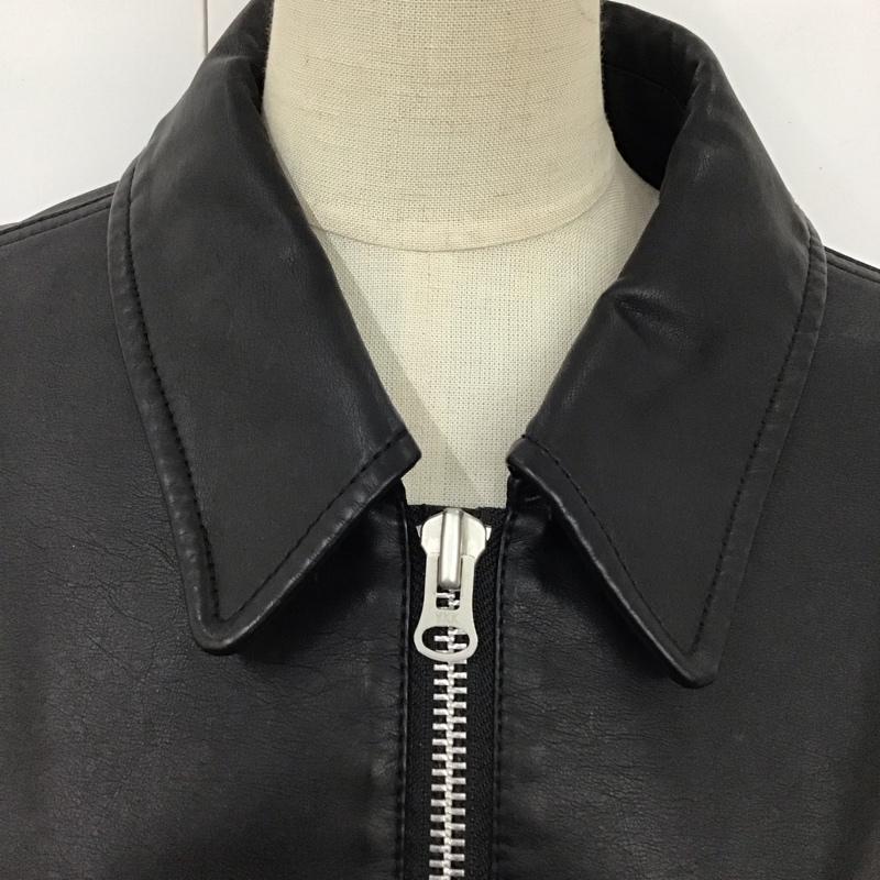 マウジー MOUSSY ジャケット、上着 ジャケット、ブレザー 010HSJ30-0170 フェイクレザー FREE 無地 黒 / ブラック /  レディース USED 古着 中古 10119634