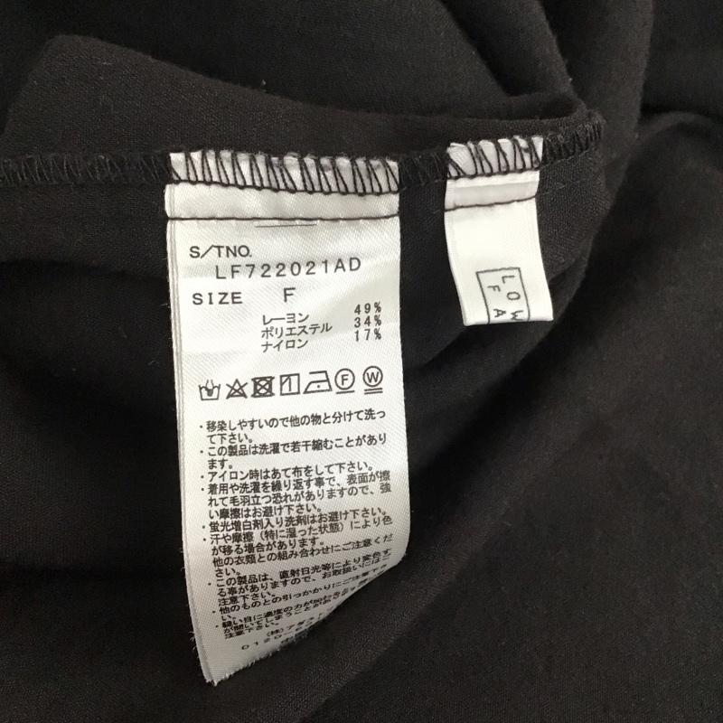 ローリーズファーム LOWRYS FARM ワンピース ロングスカート LF722021AD キャミソールワンピース ロングワンピース ノースリーブワンピース FREE 無地 黒 / ブラック /  レディース USED 古着 中古 10110837
