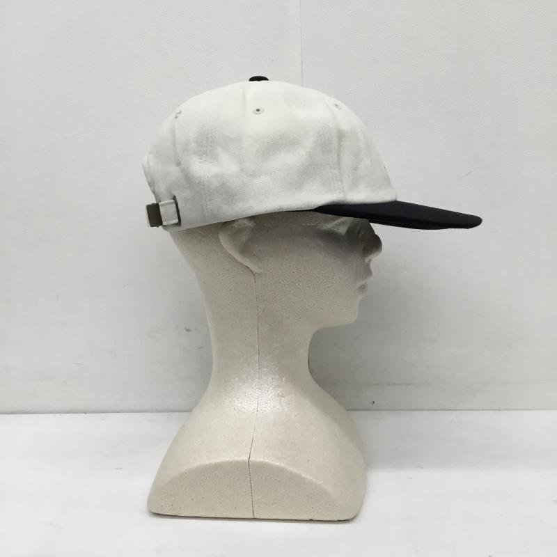 ハフ HUF 帽子 キャップ FORMLESS SCRIPT 6 PANEL ロゴ、文字 白 / ホワイト / X 黒 / ブラック /  メンズ USED 古着 中古 10130866