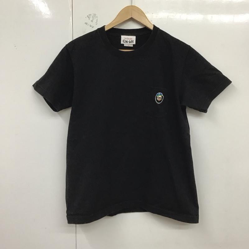 古着 USED Tシャツ 半袖 chi-bee M 無地 黒 / ブラック /  メンズ USED 古着 中古 10128514