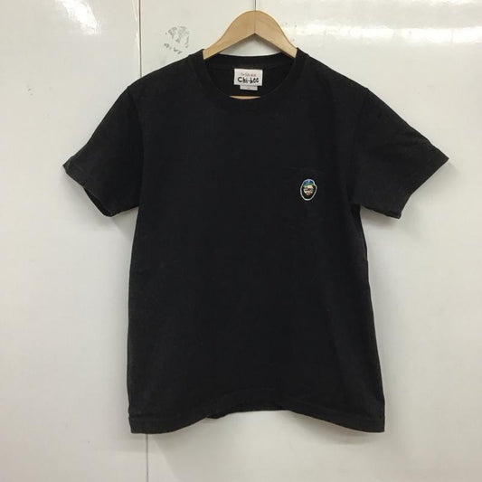 古着 USED Tシャツ 半袖 chi-bee M 無地 黒 / ブラック /  メンズ USED 古着 中古 10128514