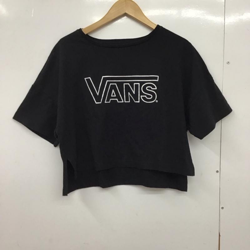 バンズ VANS Tシャツ 半袖 FREE プリント X ロゴ、文字 黒 / ブラック /  レディース USED 古着 中古 10150168