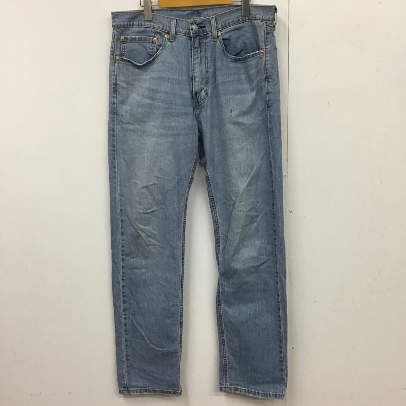 リーバイストラウスアンドコー Levi Strauss & co. パンツ デニム、ジーンズ デニムパンツ ストレートパンツ ワイドパンツ カジュアルパンツ ストレッチパンツ 34 無地 インディゴ / インディゴ /  メンズ USED 古着 中古 10115028